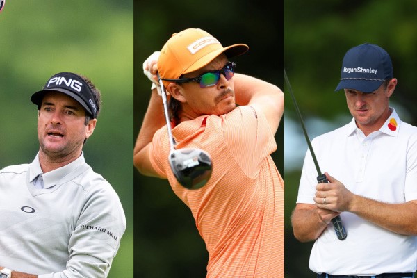 Bubba Watson, Rickie Fowler, Justin Rose