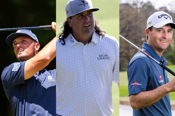 Bryson DeChambeau, Pat Perez, Kevin Kisner