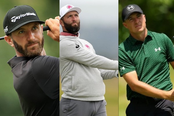 Dustin Johnson, Jon Rahm, Jordan Spieth