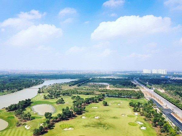 Sân tập Golf Ecopark có diện tích là bao nhiêu?