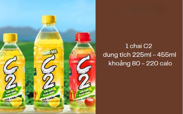 Yếu tố hương vị và dung tích ảnh hưởng đến lượng calo trong C2